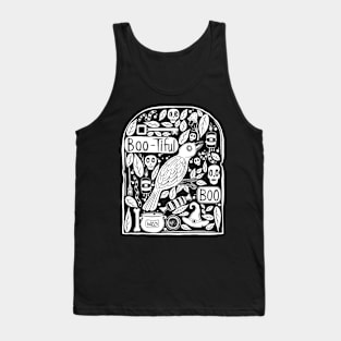 Tombstone Halloween Doodle Tank Top